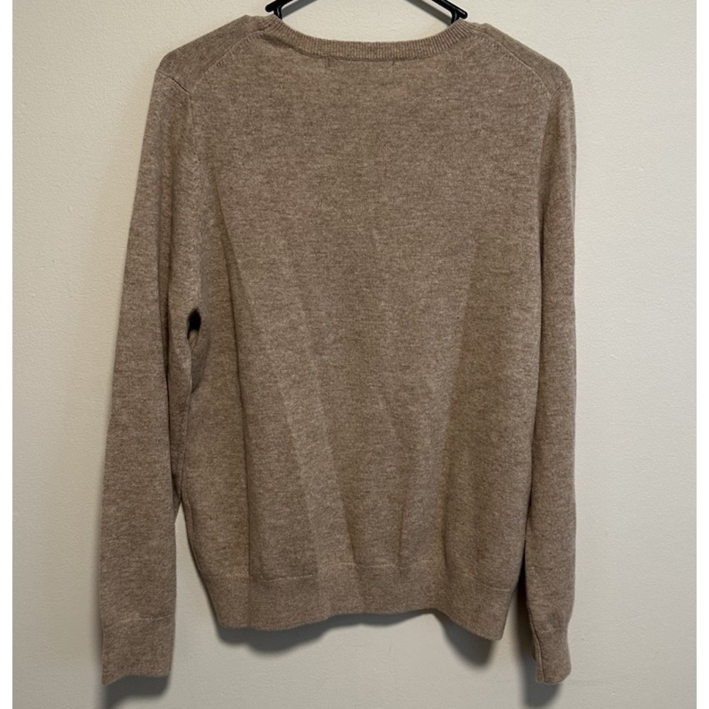 Quince Women's Brown 100% Cashmere Long Sleeve Sweater Size Large - Picture 4 of 4